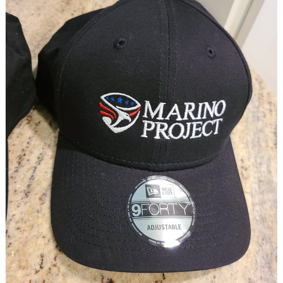 Set of 2 New Era 9fourty Marino Project Black Hats Veteran Support Military - Picture 3 of 7